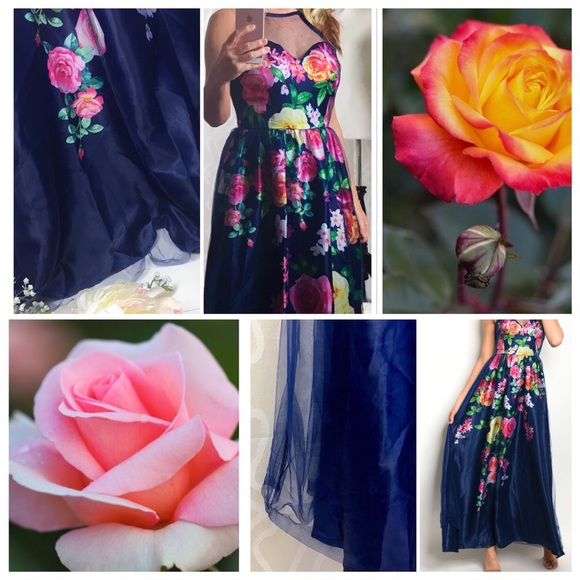 *LAST ONE* Tulle and Roses Formal Maxi Dress - Picture 8 of 8